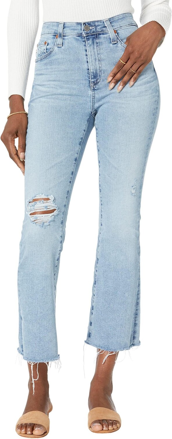 

Джинсы Farrah Boot Crop High-Rise Fit in 16 Years Soft Shore AG Jeans, цвет 16 Years Soft Shore