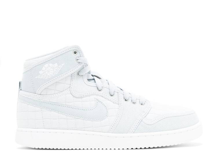 

Кроссовки Air Jordan AJKO HIGH QUILTED 'PURE PLATINUM', платиновый