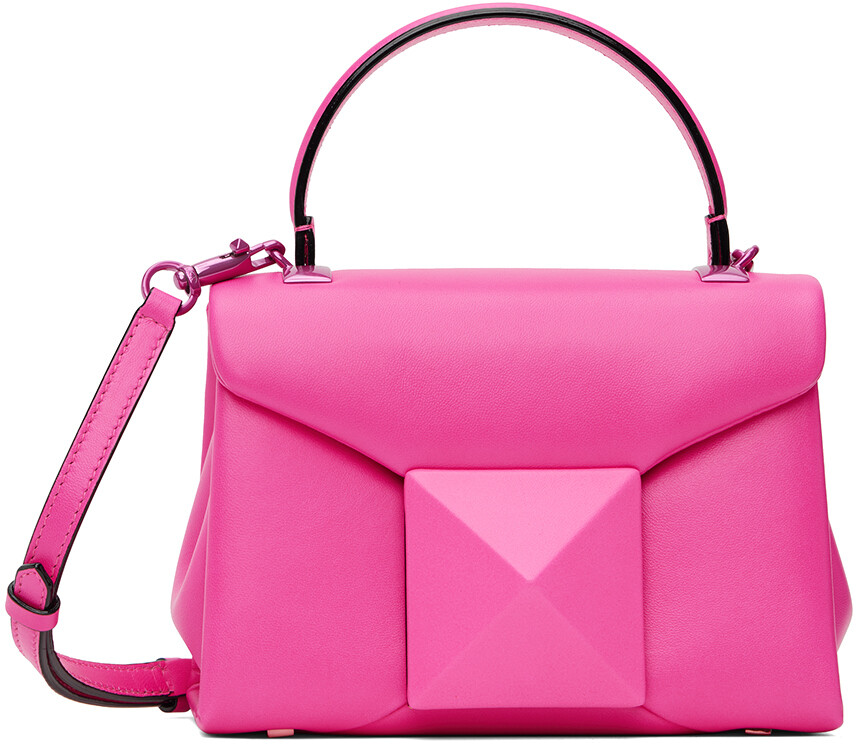 

Розовая сумка с заклепками Mini One Valentino Garavani