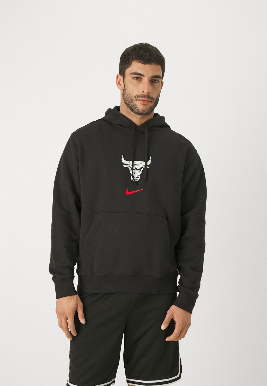 

Team Nba Chicago Bulls City Edition Hoodie Nike, черный