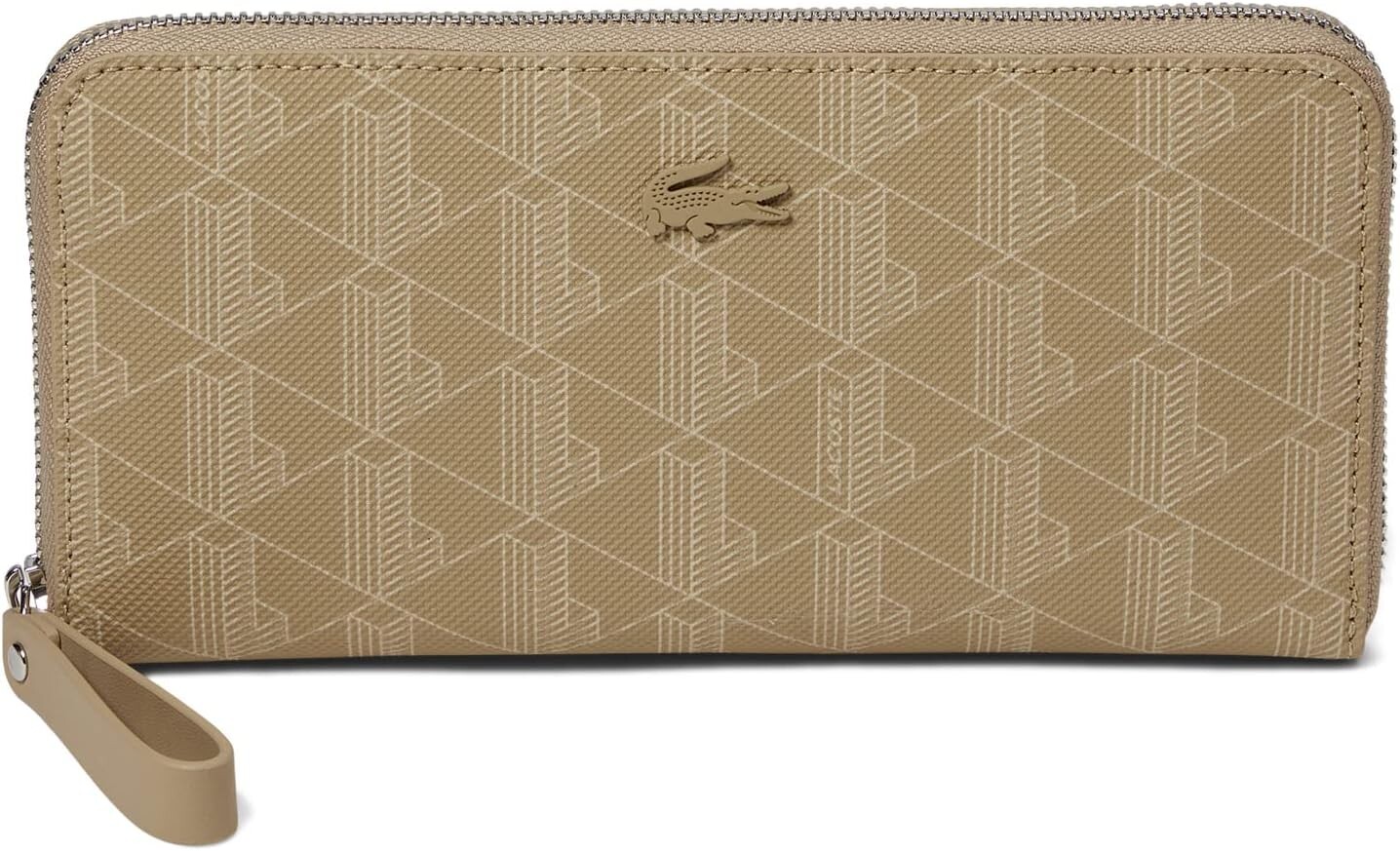 

Большой кошелек на молнии Lacoste, цвет Viennois Beige