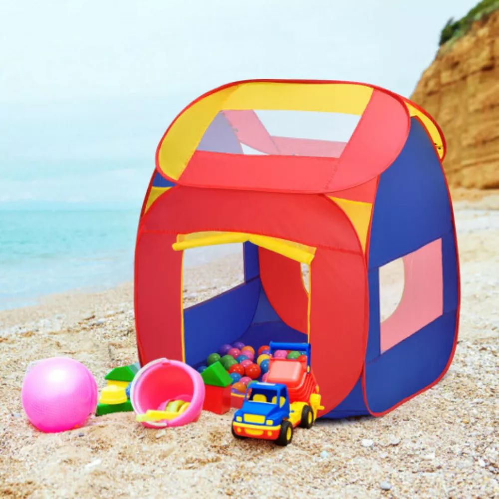 Портативная детская игровая палатка с 100 шариками Slickblue