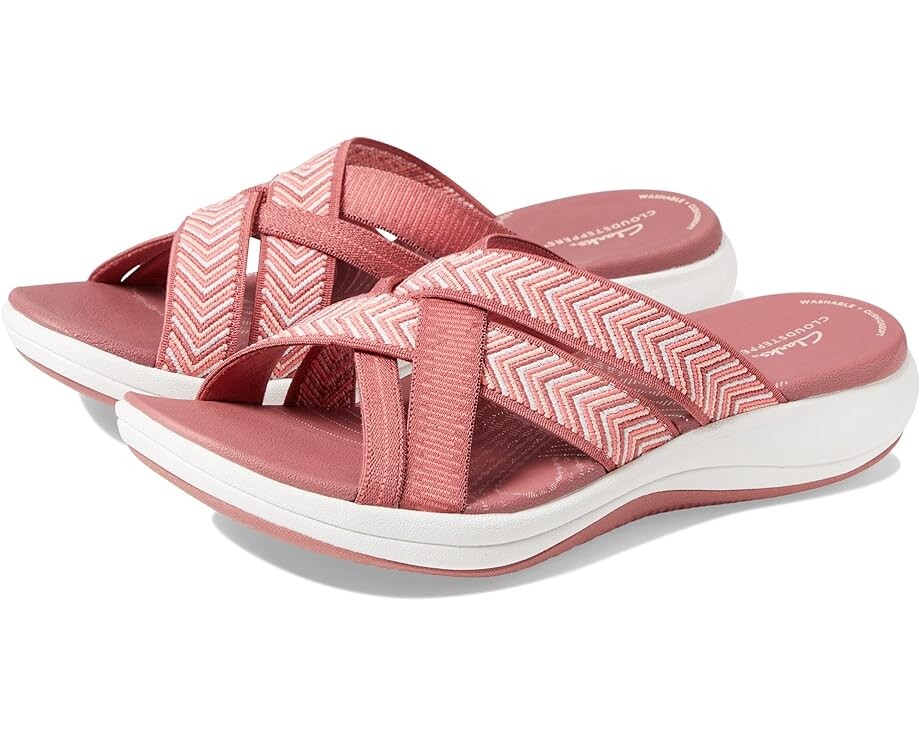 

Сандалии Clarks Mira Grove, цвет Dusty Rose Textile