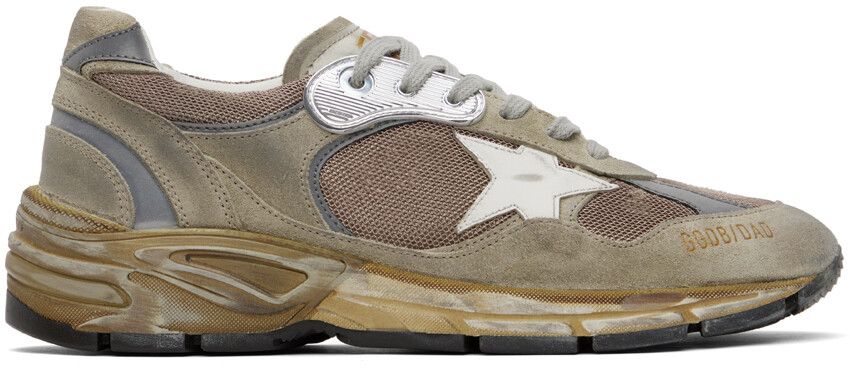 

Темно-коричневые кроссовки Golden Goose Dad-Star