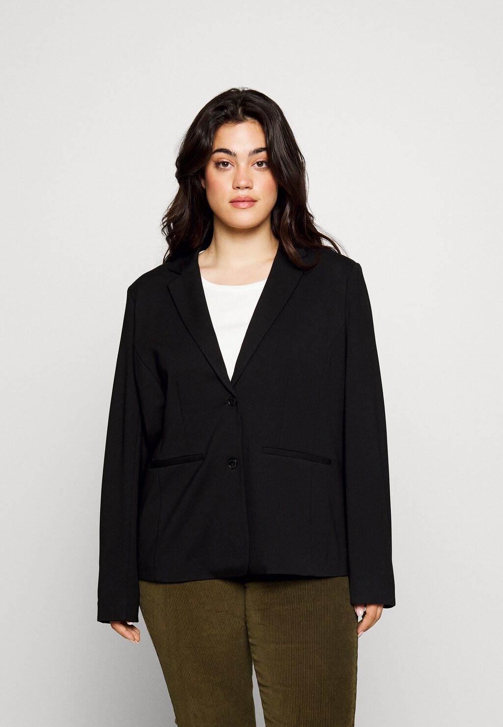 

Блейзер Onlpoptrash Life Blazer ONLY Curve, черный