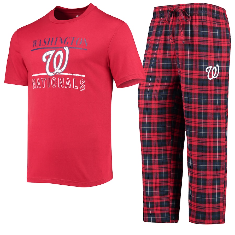 

Пижамный комплект Concepts Sport Washington Nationals, красный