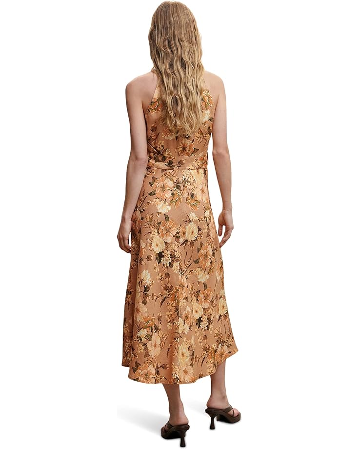 Платье MANGO Amalfi Dress, коричневый