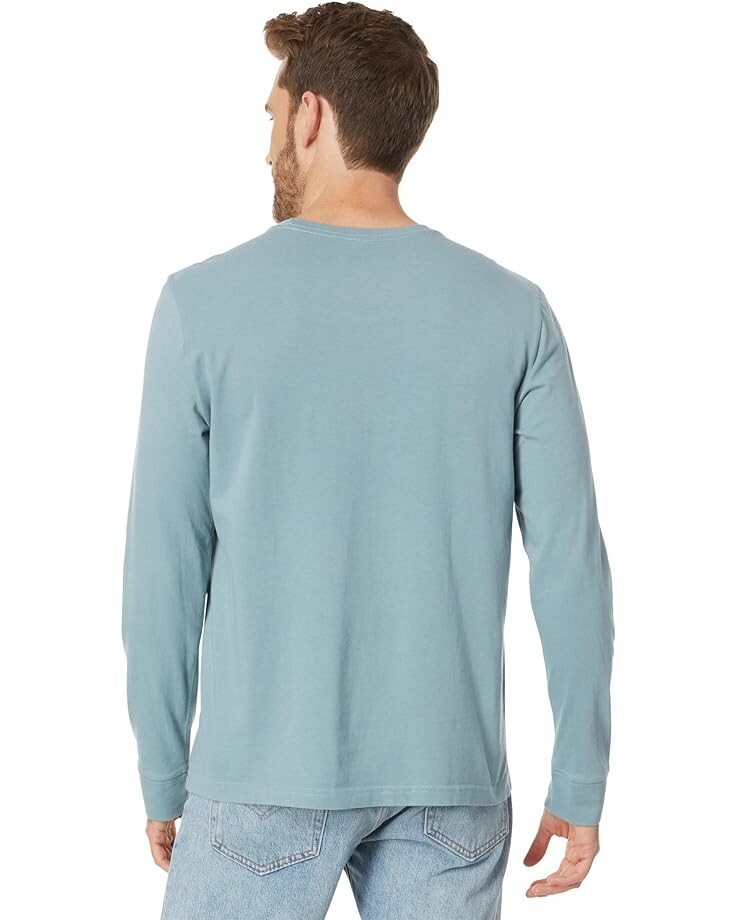 

Футболка Life is Good Dogscape Long Sleeve Crusher Tee, цвет Smoky Blue