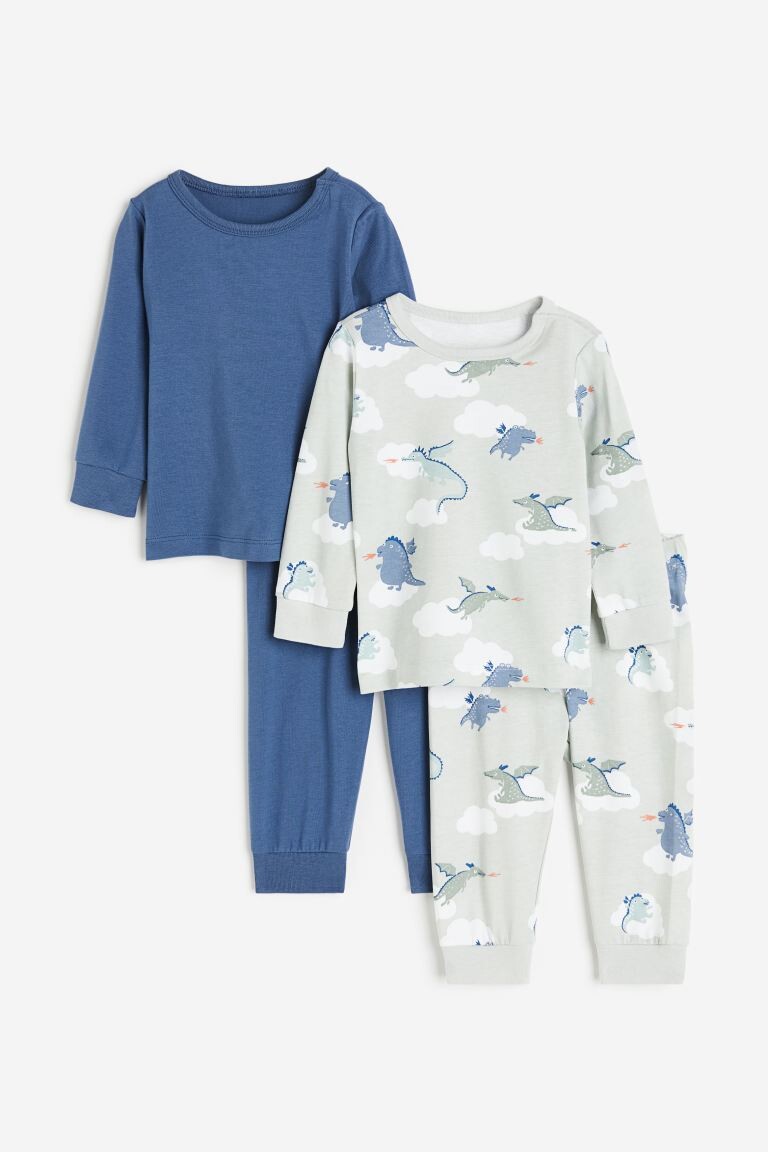 

Пижамный комплект из 2 предметов из хлопка и принта H&M