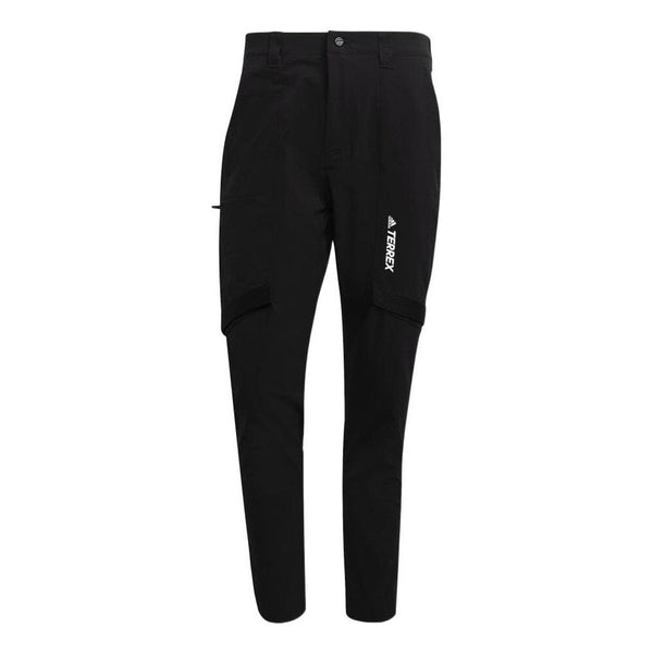 Спортивные штаны Men's adidas Solid Color Printing Straight Casual Sports Pants/Trousers/Joggers Black, мультиколор