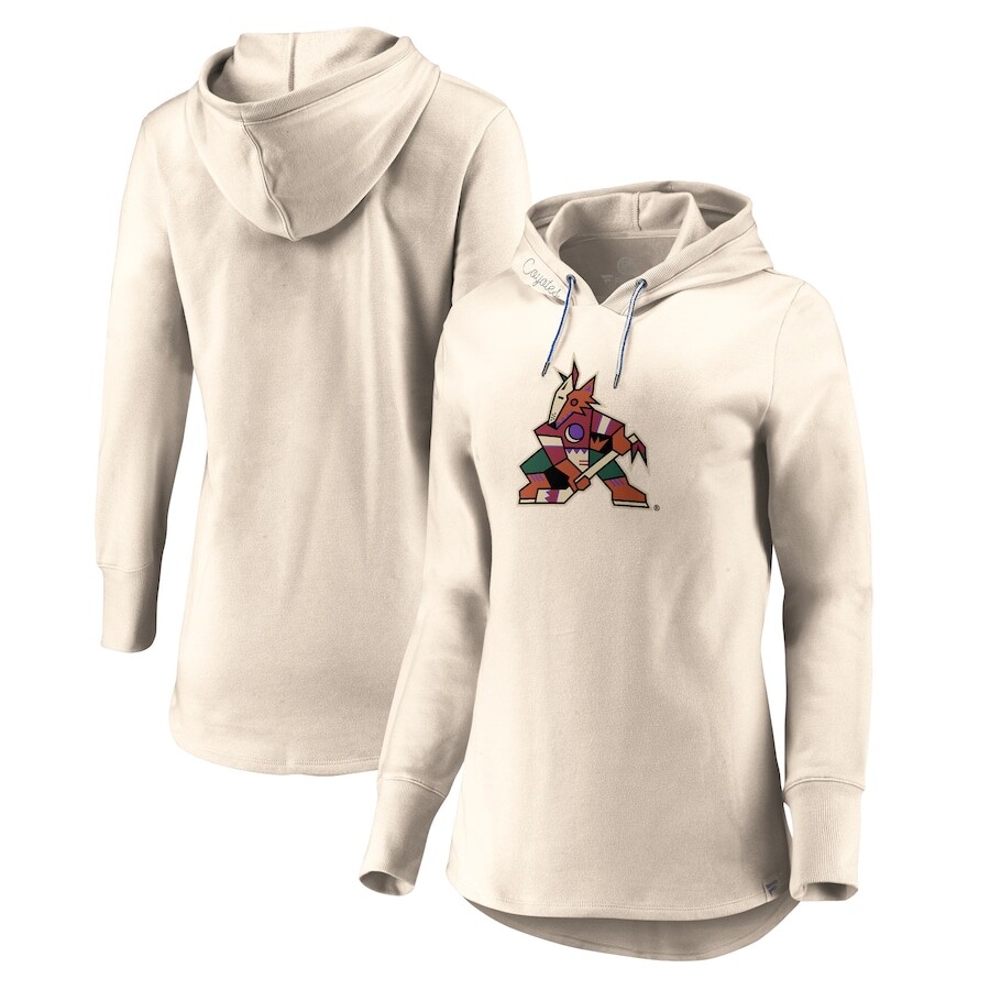 

Пуловер с капюшоном Fanatics Branded Arizona Coyotes, серый