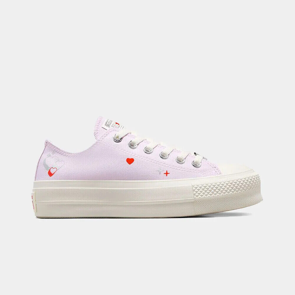 

Converse CTAS Lift Platform Y2K Heart A09115C Кроссовки женские Lilac Daze DOG126, фиолетовый
