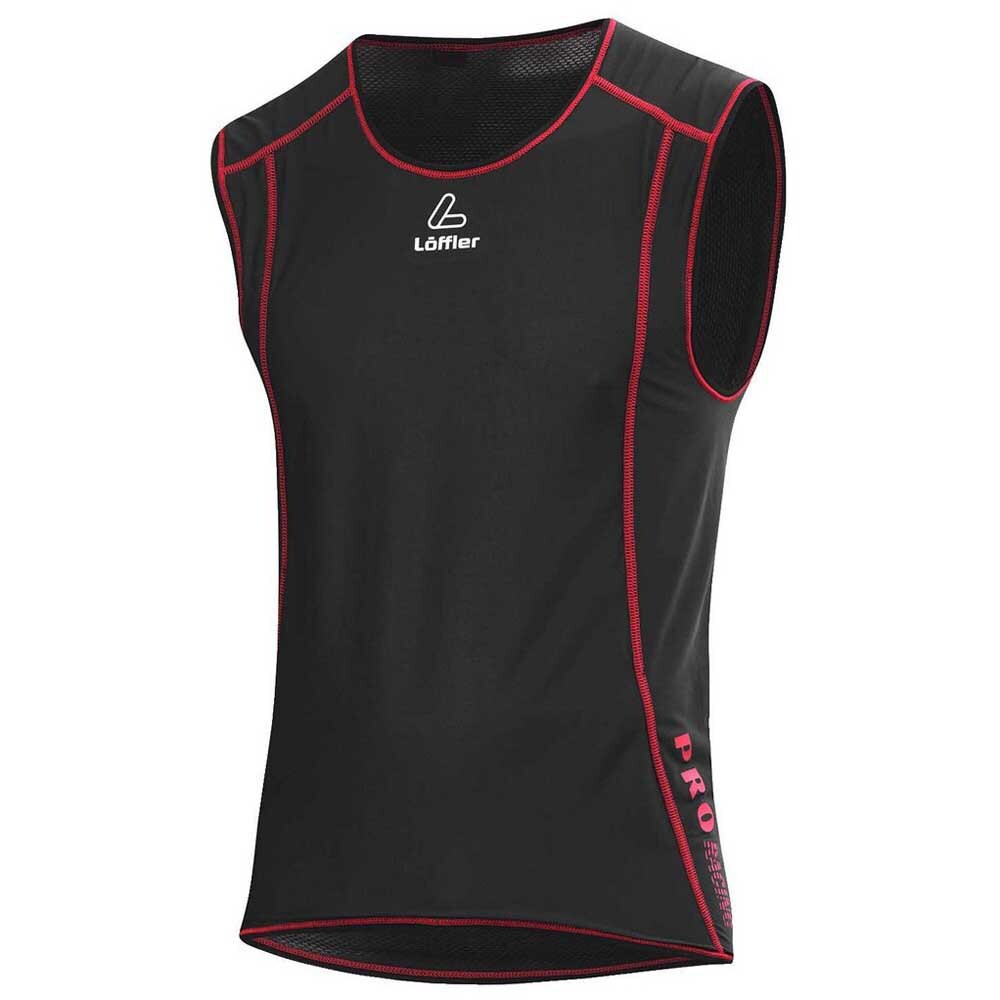 

Базовый слой без рукавов Loeffler Windstopper Transtex Light, черный