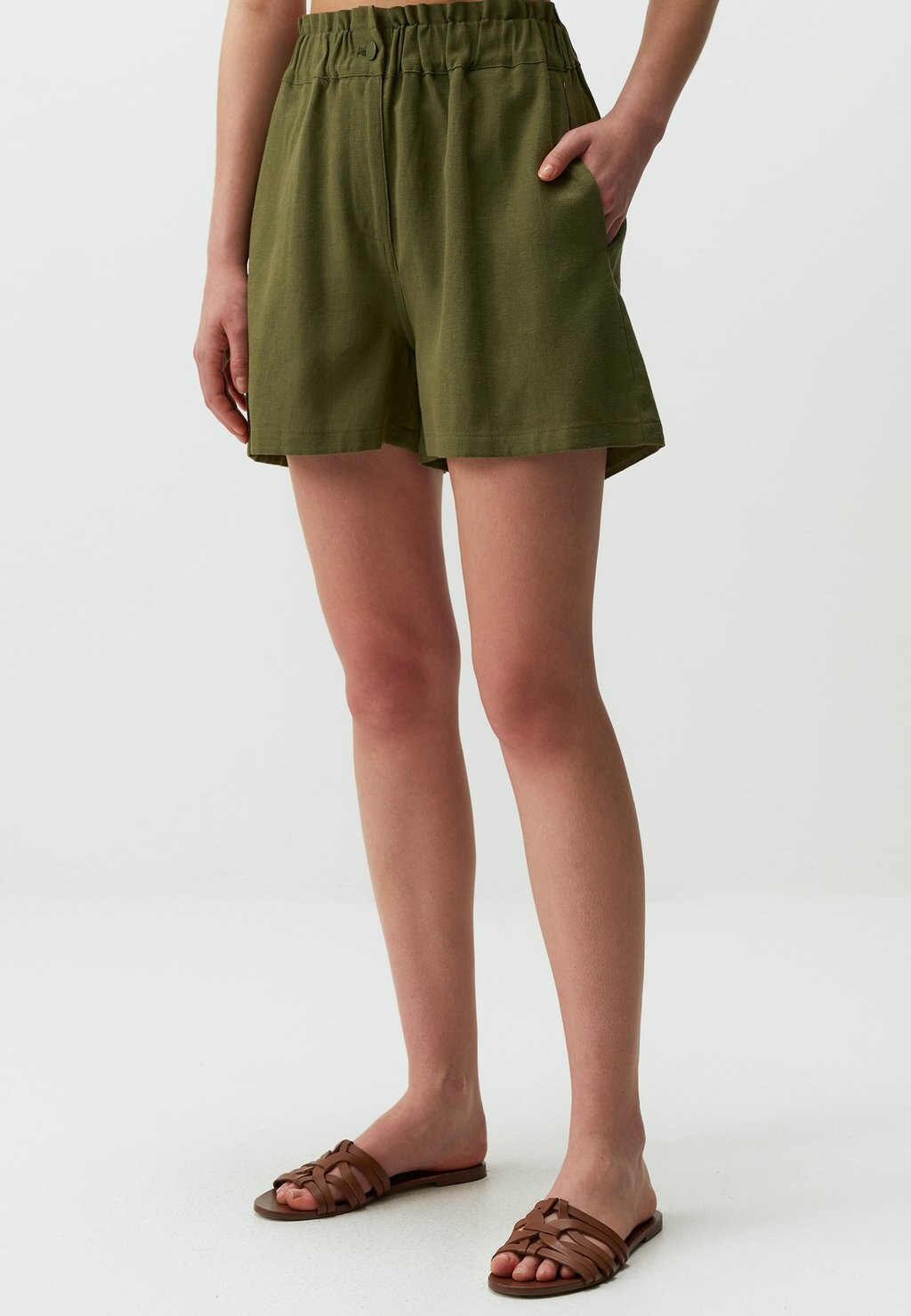 

Шорты HIGH WAIST Jimmy Key, хаки