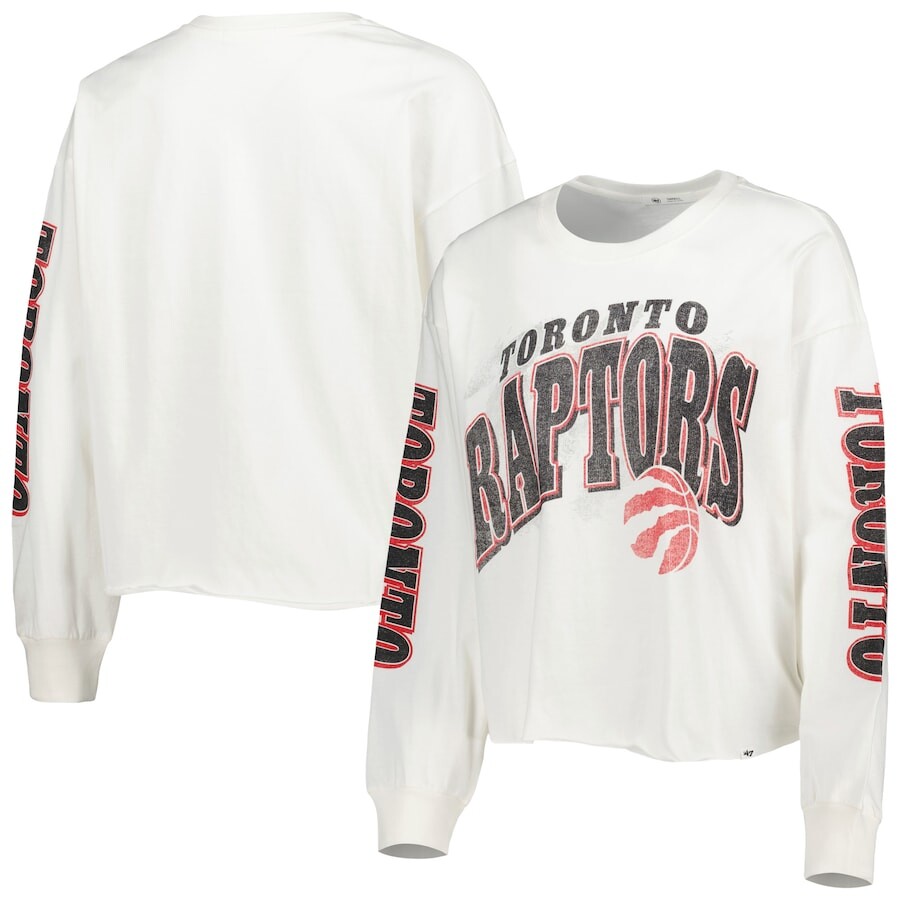 

Футболка с длинным рукавом 47 Toronto Raptors, кремовый