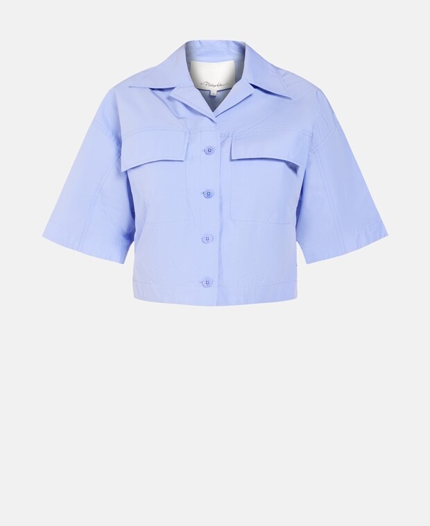 

Рубашка блузка 3.1 Phillip Lim, светло-синий