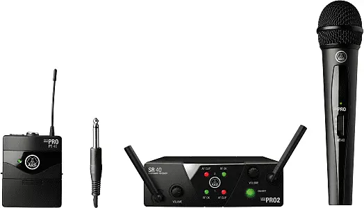 

Микрофон AKG WMS40 Mini Single Vocal Set Wireless Microphone System - Band C