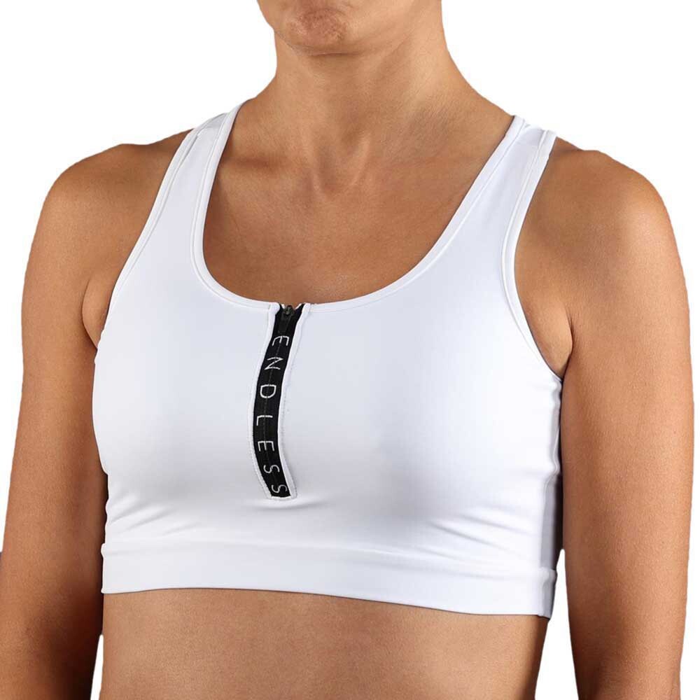 

Спортивный топ Endless Zip, белый
