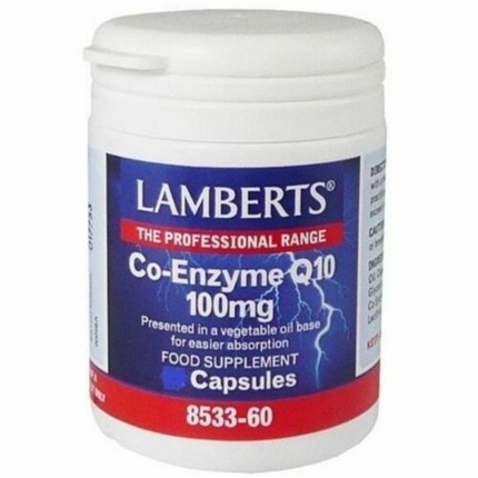 Коэнзим Q10 100 мг для здоровья сердца 30 таблеток, Lamberts