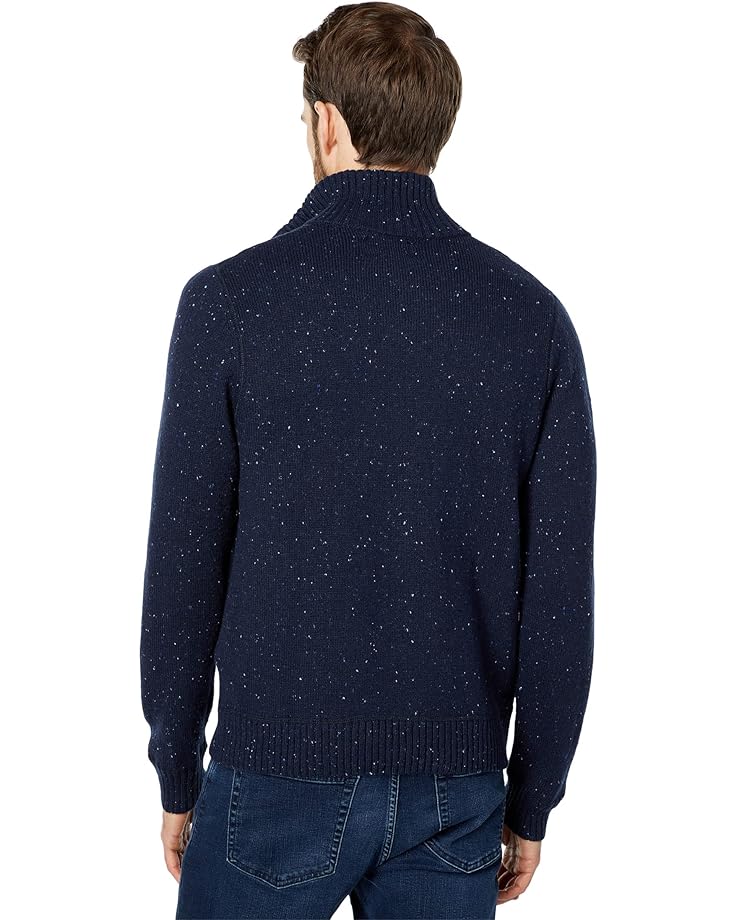 Свитер Lucky Brand Tweed Half Mock Neck Sweater, цвет Denim свитер lucky brand crew neck sweater цвет tinsel