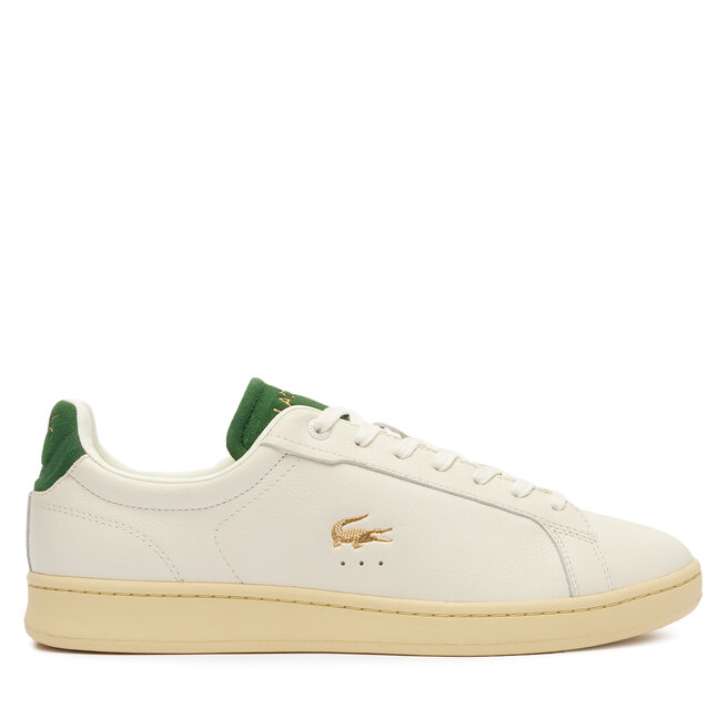 Кроссовки Lacoste Carnaby Pro Leather 747SMA0042 Off Wht/Off Wht 18C, экрю кроссовки lacoste zapatillas off wht wht