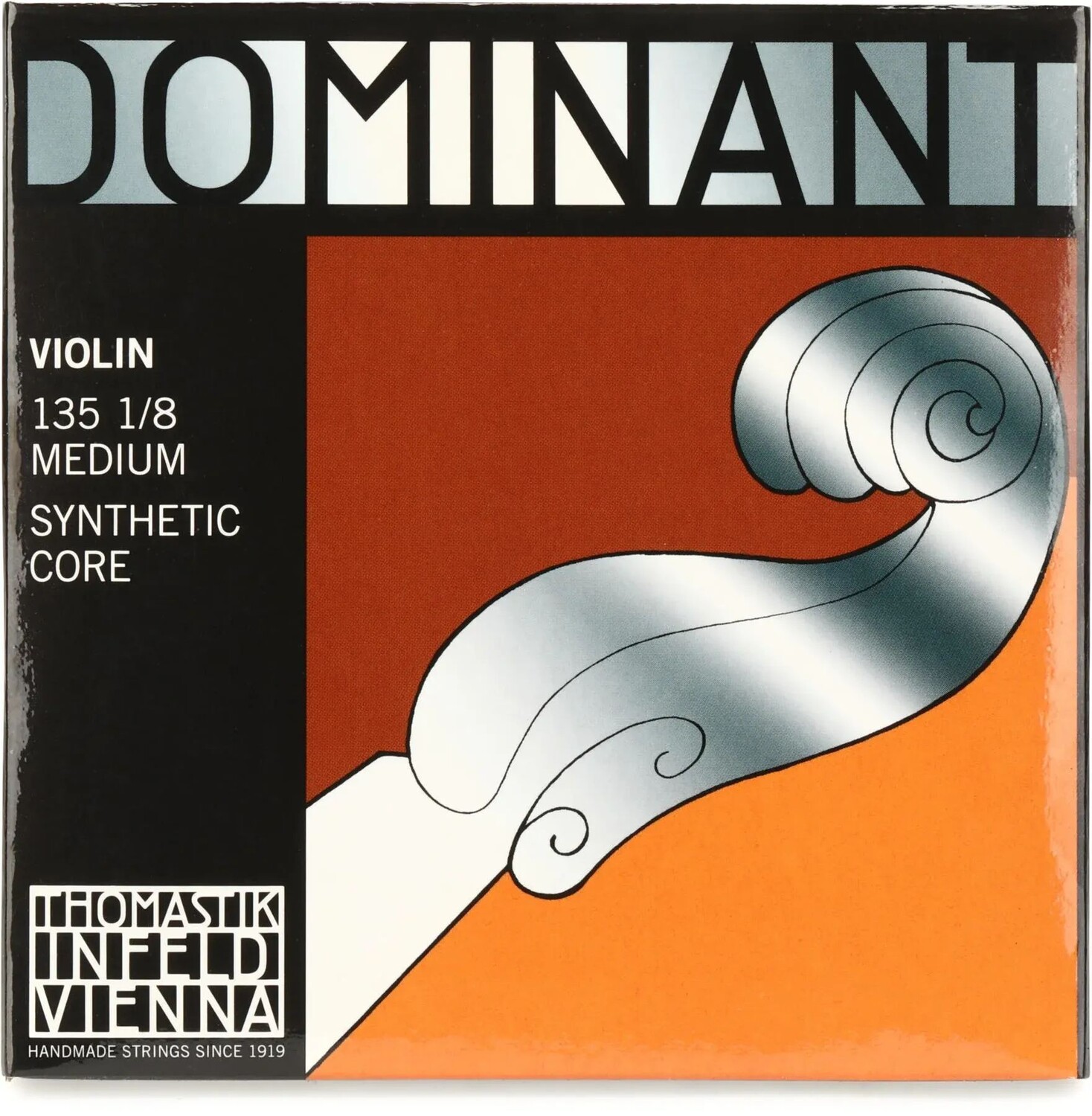 

Набор струн для скрипки Thomastik-Infeld 135 Dominant, размер 1/8, с намотанным шаровым наконечником E