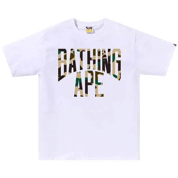 

Футболка BAPE 1st Camo NYC Logo 'White', белый