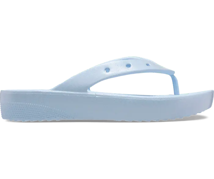 

Классические шлепанцы на платформе Meta Pearl Flip Crocs женские, цвет Blue Calcite