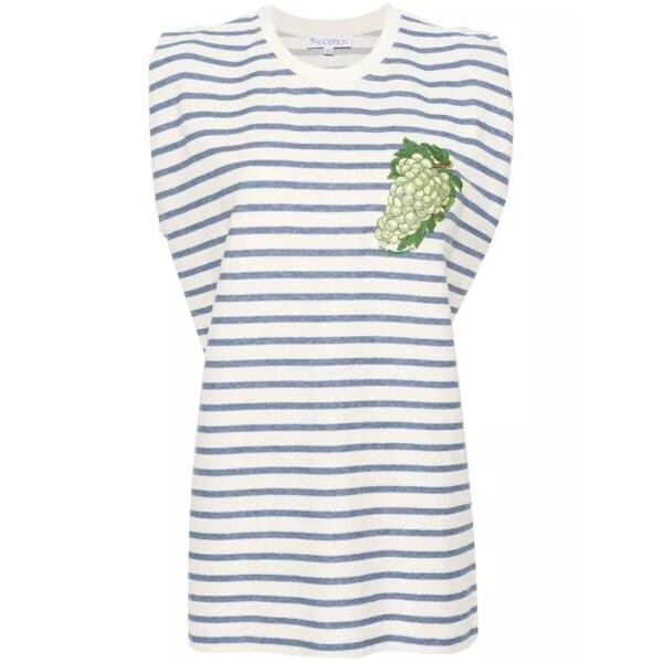 

Футболка multicolor grape t-shirt J.W. Anderson, белый