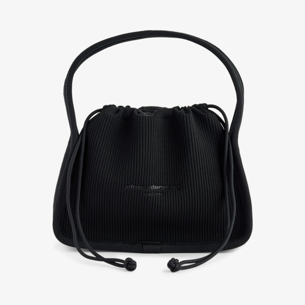 

Маленькая вязаная сумка на плечо Ryan Alexander Wang, черный