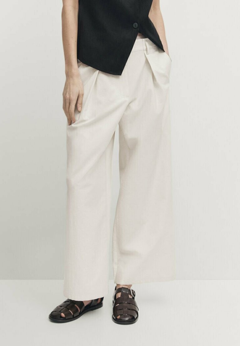 

Тканевые брюки Massimo Dutti, белый