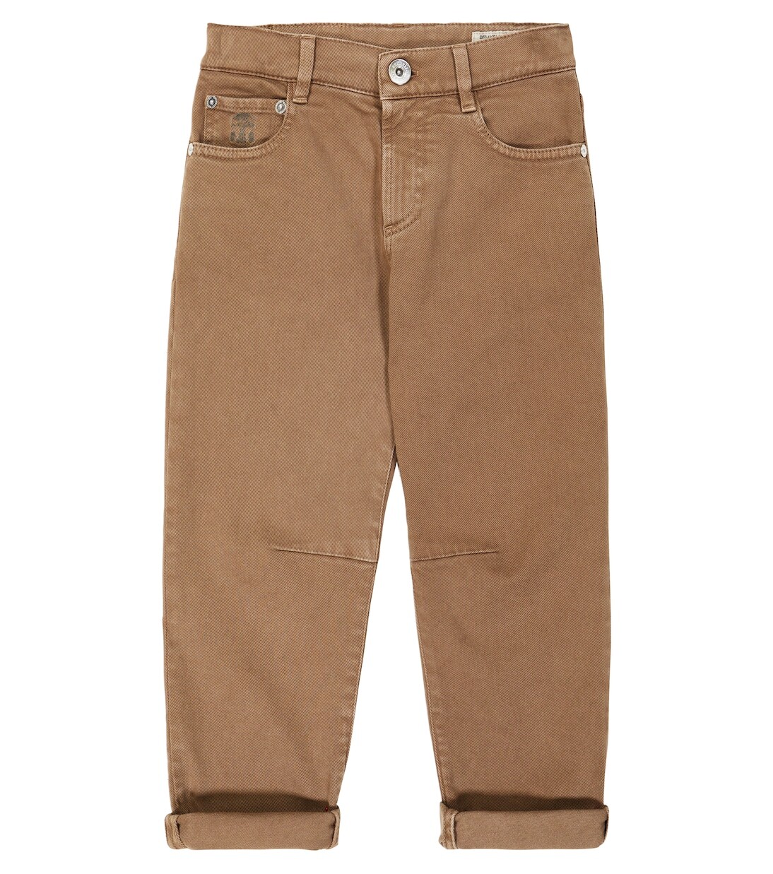 

Прямые джинсы Brunello Cucinelli, коричневый