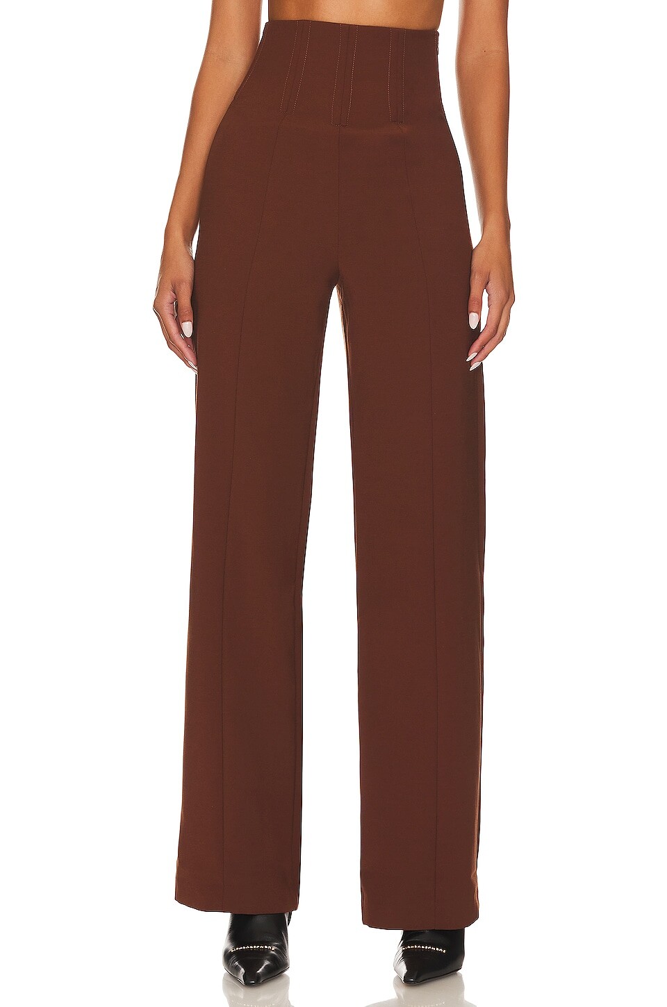 

Брюки Lovers and Friends Abby High Rise, цвет Chocolate Brown