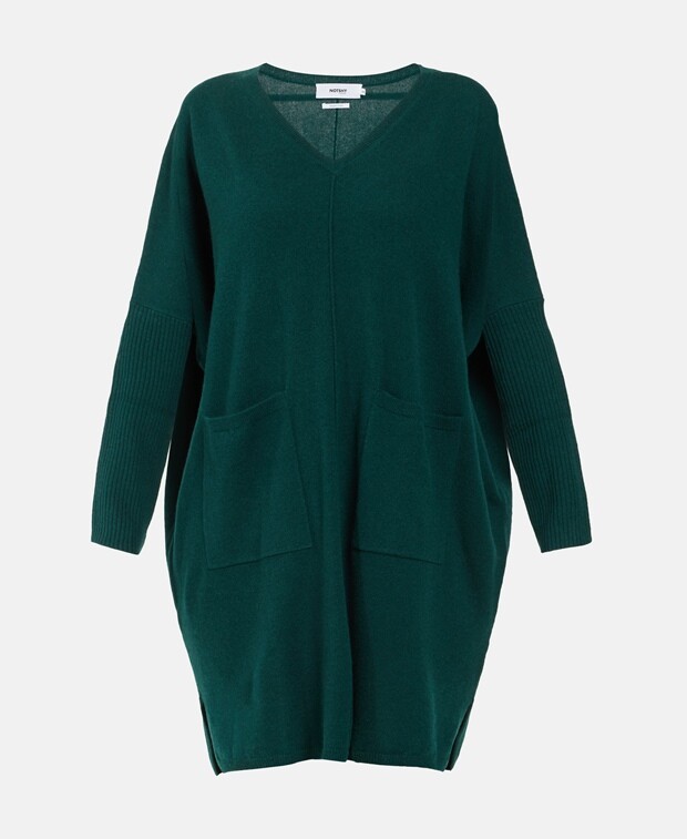 

Шерстяное платье Notshy Cashmere, зеленый