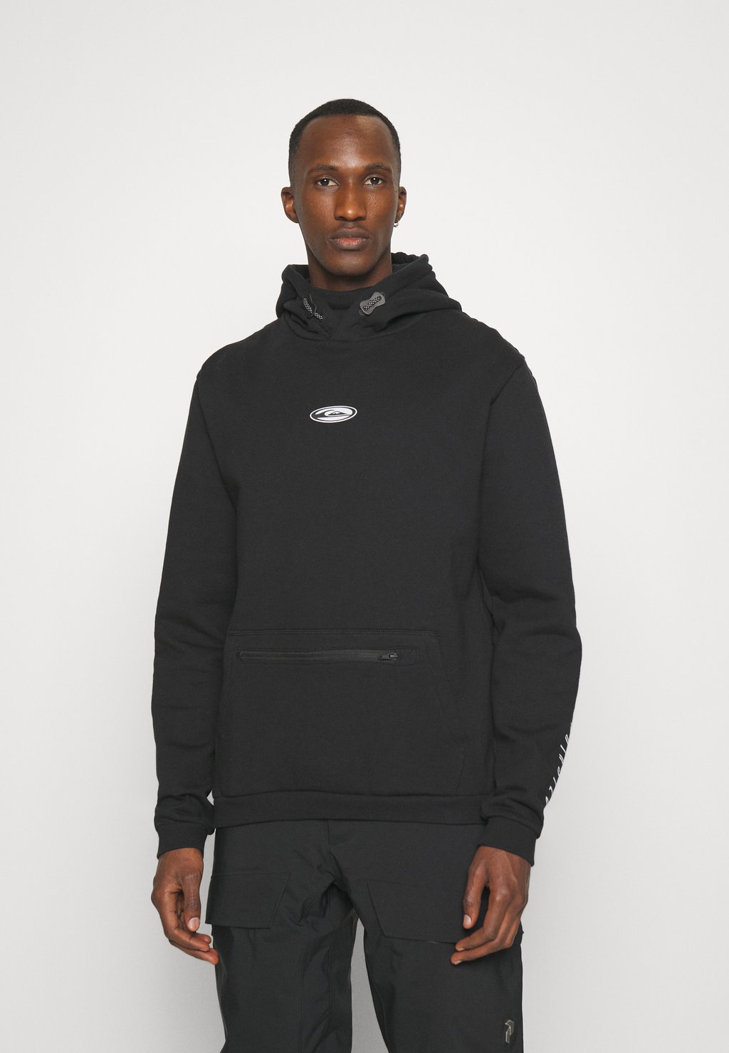 

Флисовая толстовка Big Logo Tech Hoodie Quiksilver, цвет true black