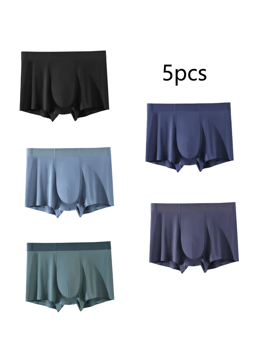 

Мужские боксеры-боксеры, 5 шт./уп., многоцветный