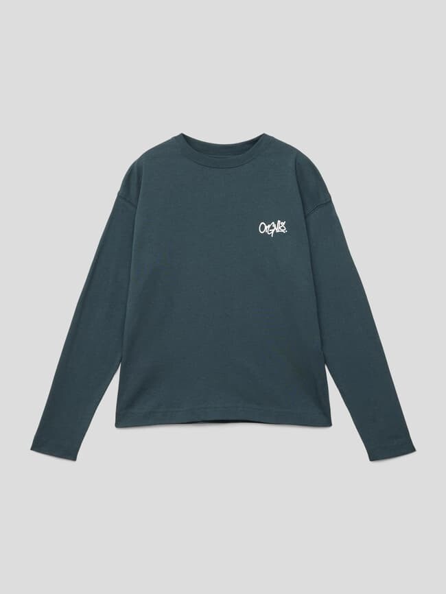 

Модель SILVERLAKE с длинным рукавом и эффектным принтом Jack & Jones, цвет морской волны