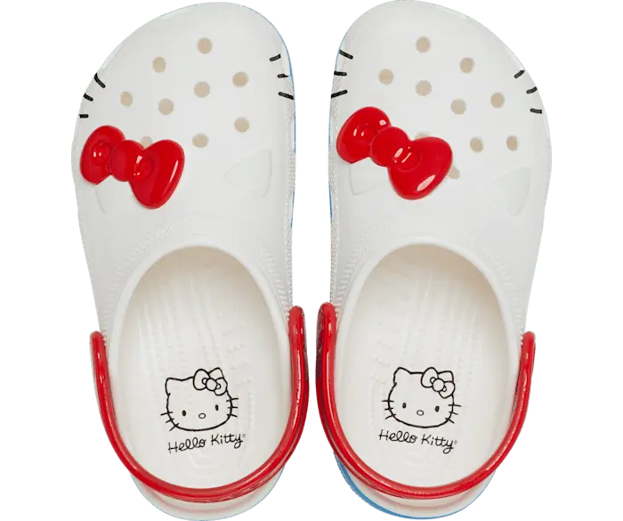 

Классические сабо Hello Kitty Crocs детские, цвет White
