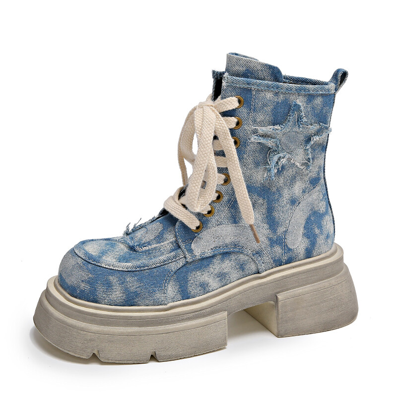 

Ботинки Martin Boot женские Gejiani, бежевый