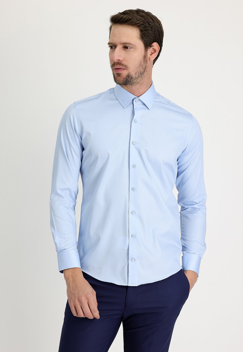

Рубашка деловая NON IRON SLIM FIT Kigili, цвет pale blue