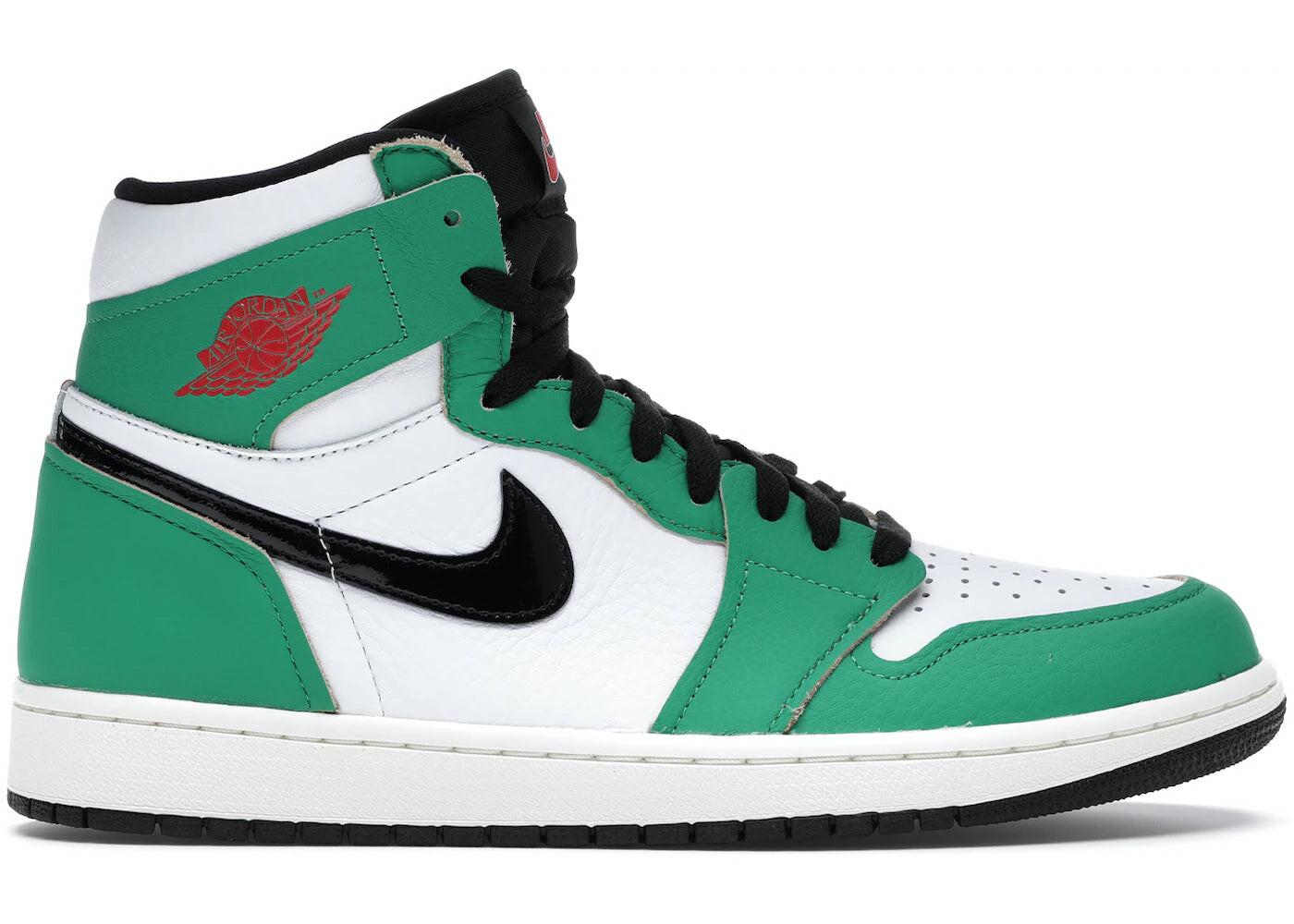 

Кроссовки Nike Air Jordan 1 Retro High, зеленый / белый / черный