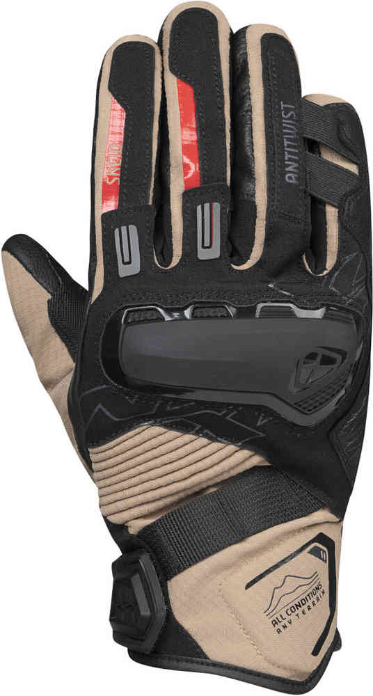Мотоциклетные перчатки MS Skeid Ixon, черный/песочный перчатки ixon ms fever мотоциклетные черно красные
