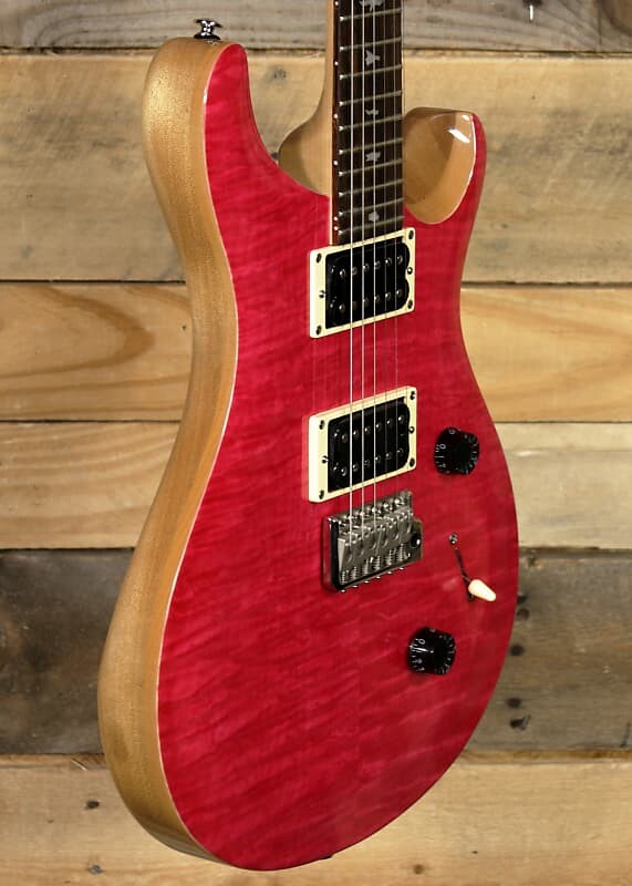 

Электрогитара PRS SE Custom 24 Electric Guitar Bonnie Pink w/ Gigbag