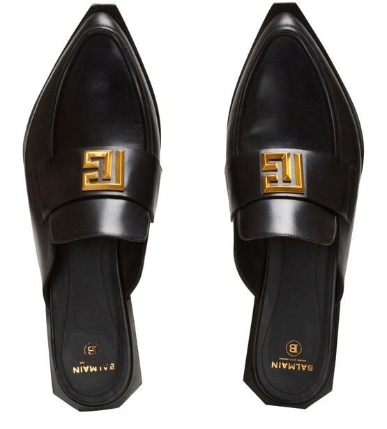 

Кожаные мюли Ana Balmain, черный