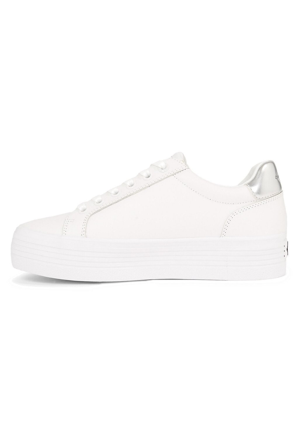 

Кроссовки Calvin Klein Jeans Vulc Lth Refl Wn, белый / серебристый