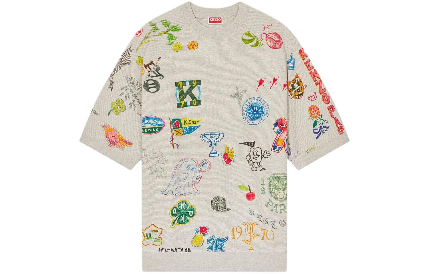 

Футболка мужская Kenzo, серый