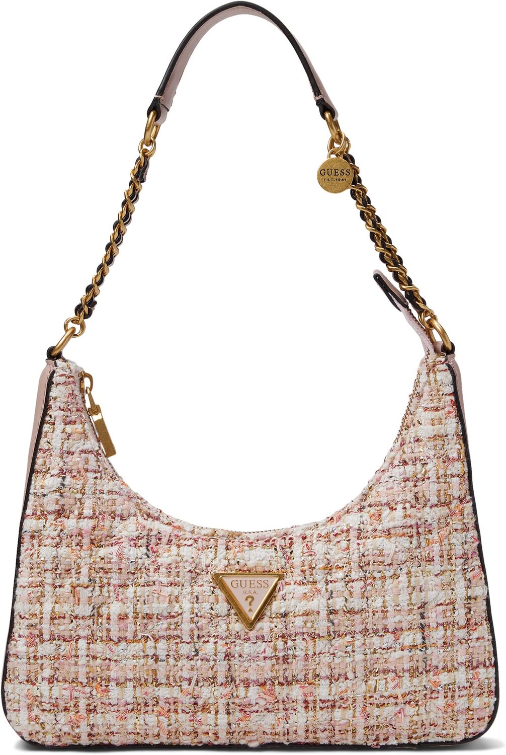 

Сумка через плечо Giully Top на молнии GUESS, цвет Ash Rose