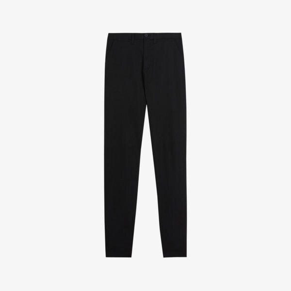 

Текстурированные брюки чиносы обычного кроя из эластичного хлопка Ted Baker, черный