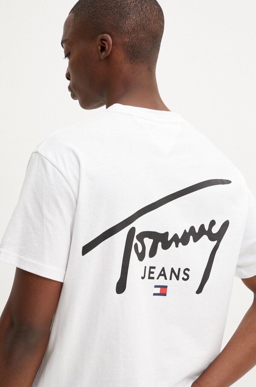 

Хлопковая футболка Tommy Jeans, белый