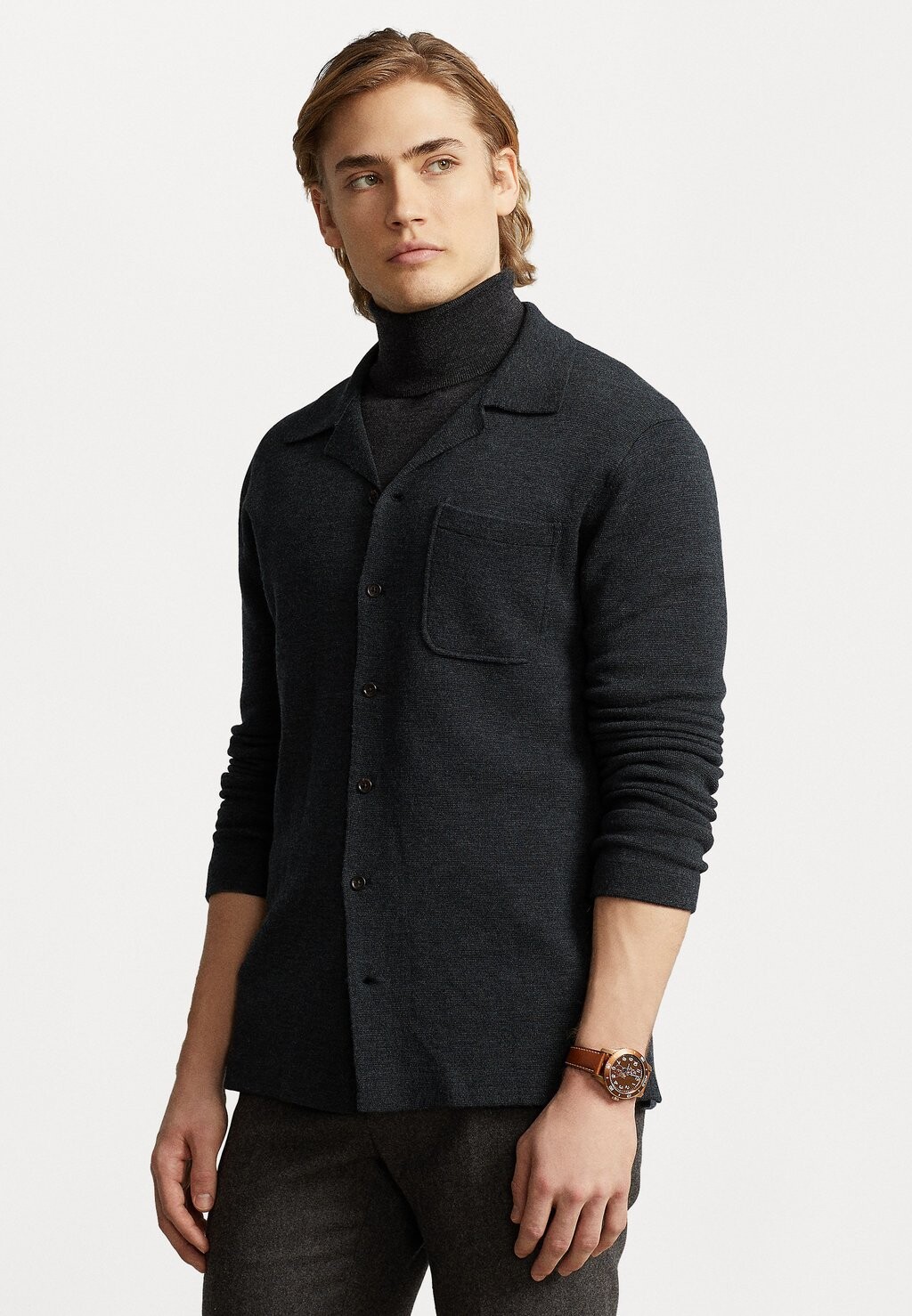 

Рубашка LONG SLEEVE Polo Ralph Lauren, темный гранит